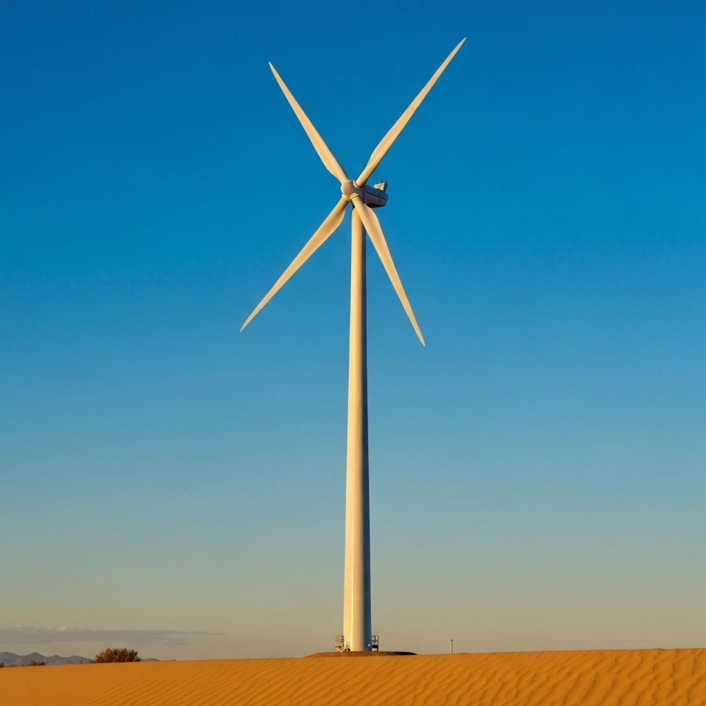 NM Zia Energy 80-Foot Wind Turbine
